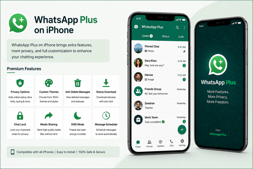 WhatsApp Plus on iPhone