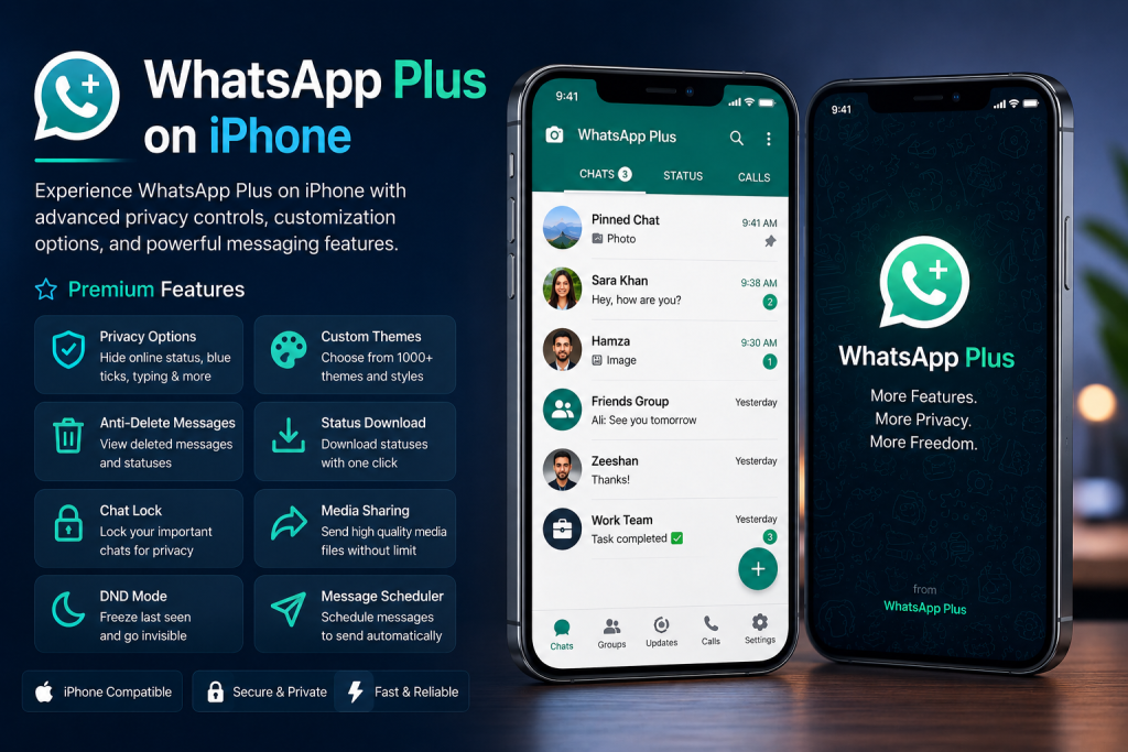 WhatsApp Plus on iPhone