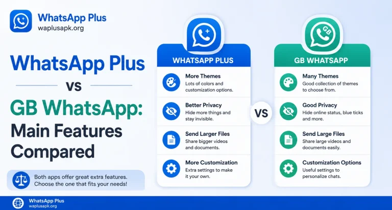WhatsApp Plus vs GB WhatsApp Main Features Compared